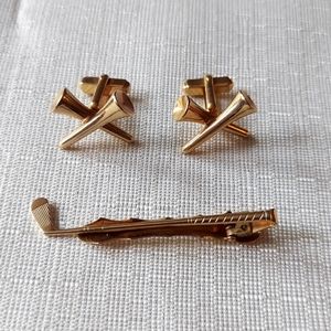 Vintage Golf Cufflinks
